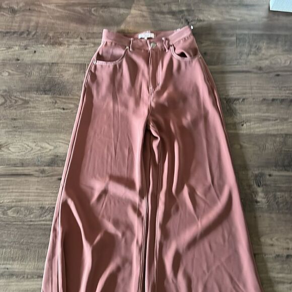 Et Ochs Oliver wide leg pants in clay - Picture 8 of 12